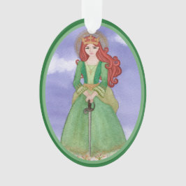 St. Dymphna Angst Depressie Psychische stoornis Ornament