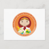 St. Dymphna Briefkaart (Voorkant)