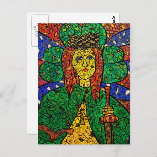St. Dymphna Briefkaart (Voorkant / Achterkant)