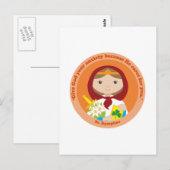 St. Dymphna Briefkaart (Voorkant / Achterkant)