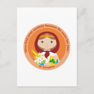 St. Dymphna Briefkaart