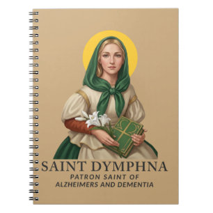 St. Dymphna katholieke heilige hoop en genezing ge Notitieboek