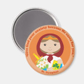 St. Dymphna Magneet (Voorkant / Achterkant)