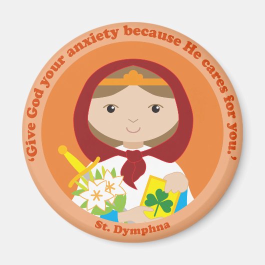 St. Dymphna Magneet (Voorkant)