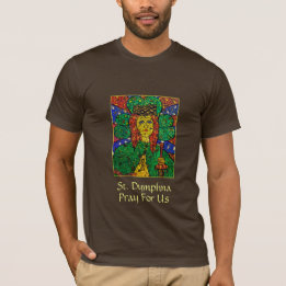 St. Dymphna Patron of Anxiety Mannen T-Shirt