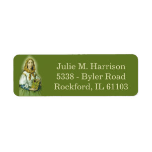 St. Dymphna Patron of Mental Health Etiket