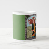 St Dymphna, Patron Saint of Mental Afflications Grote Koffiekop (Voorkant)