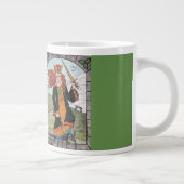 St Dymphna, Patron Saint of Mental Afflications Grote Koffiekop (Rechts)