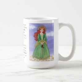 St. Dymphna Waterverf Prayer Tea Koffiemok