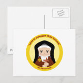 St. Edith Stein Briefkaart (Voorkant / Achterkant)