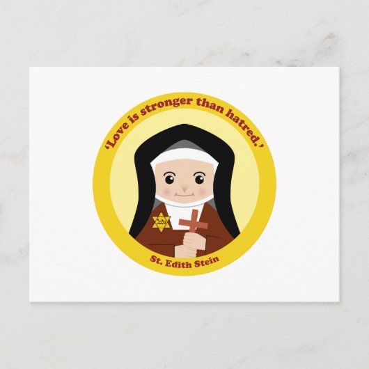 St. Edith Stein Briefkaart (Voorkant)