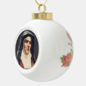 St.Edith Stein-kerstversiering Keramische Bal Ornament (Rechts)