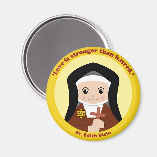 St. Edith Stein Magneet (Voorkant / Achterkant)