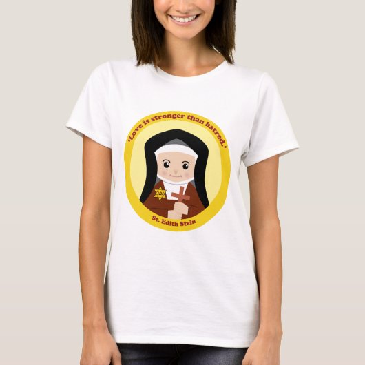 St. Edith Stein T-shirt (Voorkant)