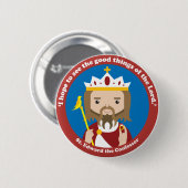 St. Edward the Confessor Ronde Button 5,7 Cm (Voorkant /achterkant)