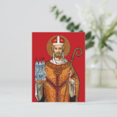 St. Eleutherius of Tournai (Detail; DG 01) Postcar Briefkaart (Staand voorkant)