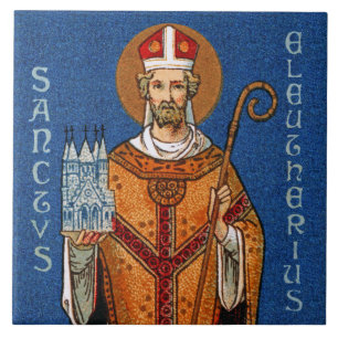 St. Eleutherius of Tournai (Detail; DG 01) Tegeltje