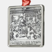 St. Eligius als goudsmid in zijn werkplaats Metalen Ornament (Links)