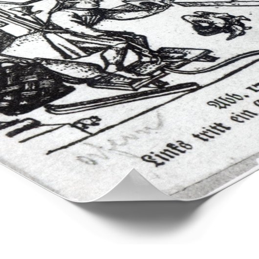 St. Eligius als goudsmid in zijn werkplaats Poster (Hoek)