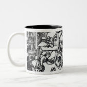 St. Eligius als goudsmid in zijn werkplaats Tweekleurige Koffiemok (Links)