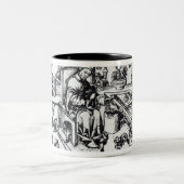 St. Eligius als goudsmid in zijn werkplaats Tweekleurige Koffiemok (Center)