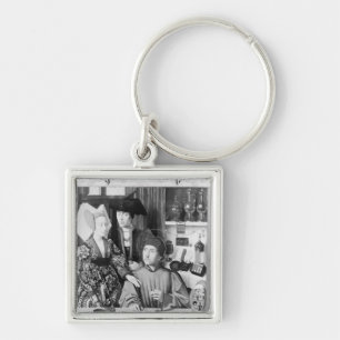St. Eligius als goudsmid Sleutelhanger