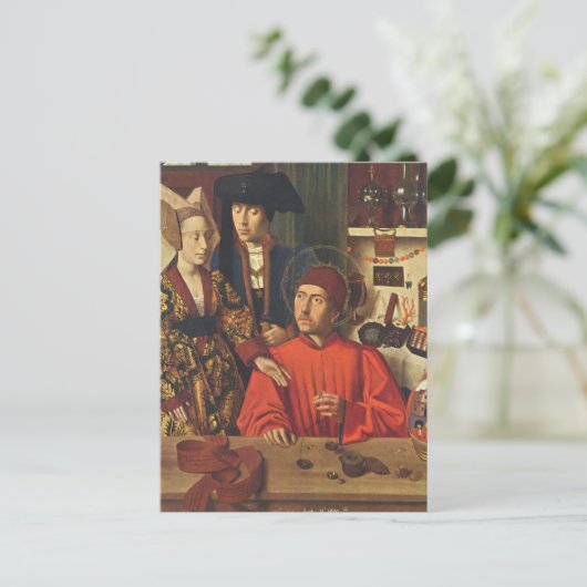 St Eligius as a Goldsmith Postcard Briefkaart (Staand voorkant)