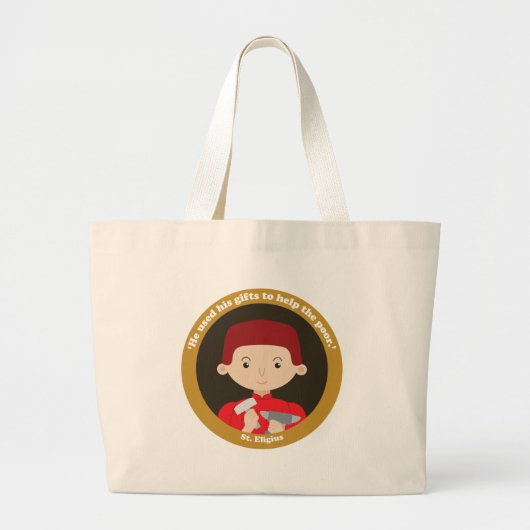 St. Eligius Grote Tote Bag (Voorkant)