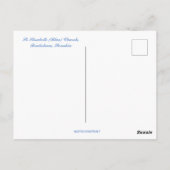 St. Elisabeth Blue Church Bratislava Slowakije Briefkaart (Achterkant)