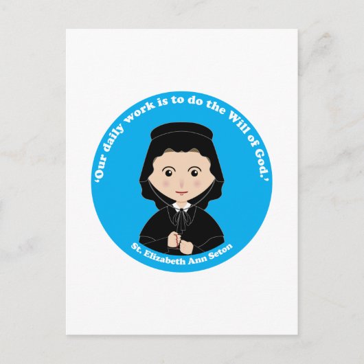 St. Elizabeth Ann Seton Briefkaart (Voorkant)
