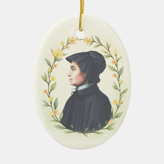 St Elizabeth Ann Seton God's Peace and Blessings Keramisch Ornament (Voorkant)