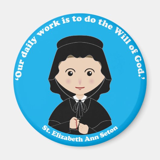 St. Elizabeth Ann Seton Magneet (Voorkant)