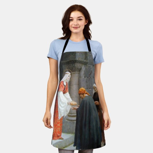 St. Elizabeth of Hungary Apron Schort (Gedragen)