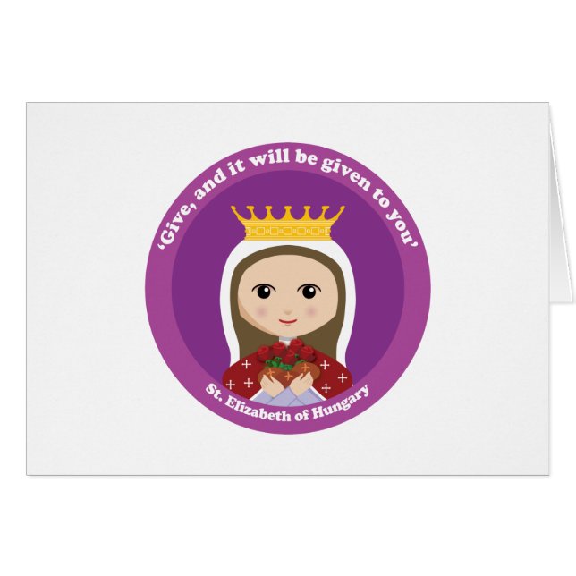 St. Elizabeth van Hongarije (Voorkant Horizontaal)