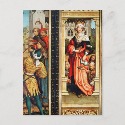 St. Elizabeth van Hongarije Briefkaart (Voorkant)