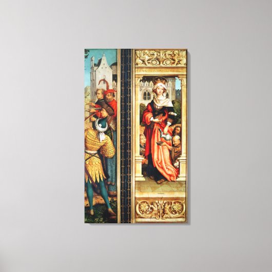St. Elizabeth van Hongarije Canvas Afdruk (Voorkant)