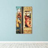 St. Elizabeth van Hongarije Canvas Afdruk (Insitu (Houten vloer))