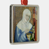 St. Elizabeth van Hongarije Metalen Ornament (Rechts)