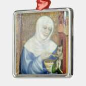 St. Elizabeth van Hongarije Metalen Ornament (Links)