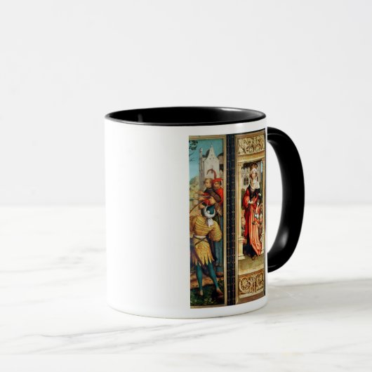 St. Elizabeth van Hongarije Mok (Voorkant rechts)