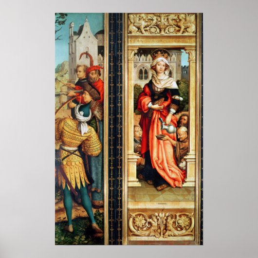 St. Elizabeth van Hongarije Poster (Voorkant)