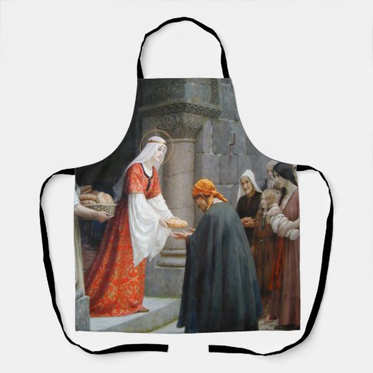 St. Elizabeth van Hongarije schort (Voorkant)
