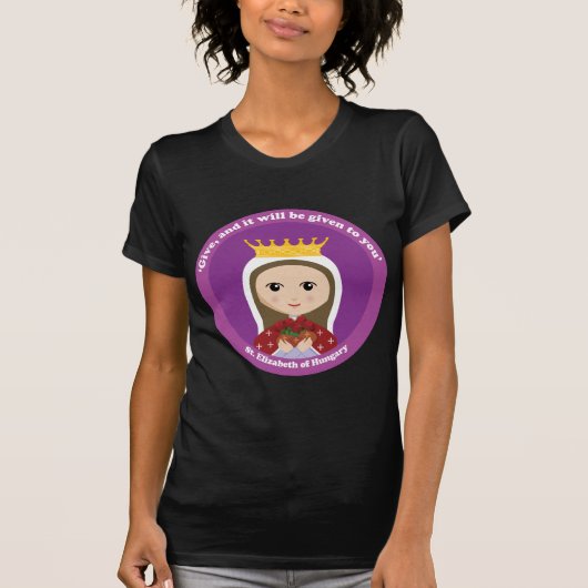 St. Elizabeth van Hongarije T-shirt (Voorkant)