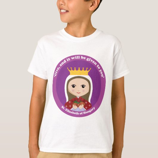 St. Elizabeth van Hongarije T-shirt (Voorkant)