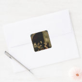 St. Elizabeth van Hongarije Vierkante Sticker (Envelop)