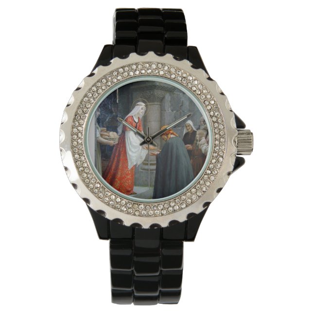 St Elizabeth van Hongarije Women's Watch Horloge (Voorkant)