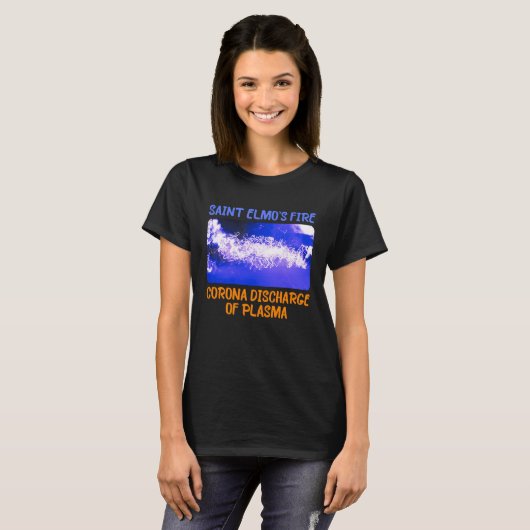 St Elmo's Fire Corona Discharge Plasma T-shirt (Voorkant volledig)