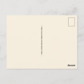 St. Emilion Bordeaux Wine Map Briefkaart (Achterkant)