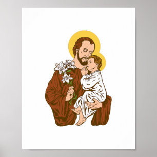St. en Child Jesus Consecration 2021 Katholieke Sa Poster