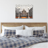 St Enoch's Metro Station, Glasgow, Schotland. Canvas Afdruk (Insitu (Slaapkamer))